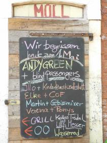 Begrüßungstafel